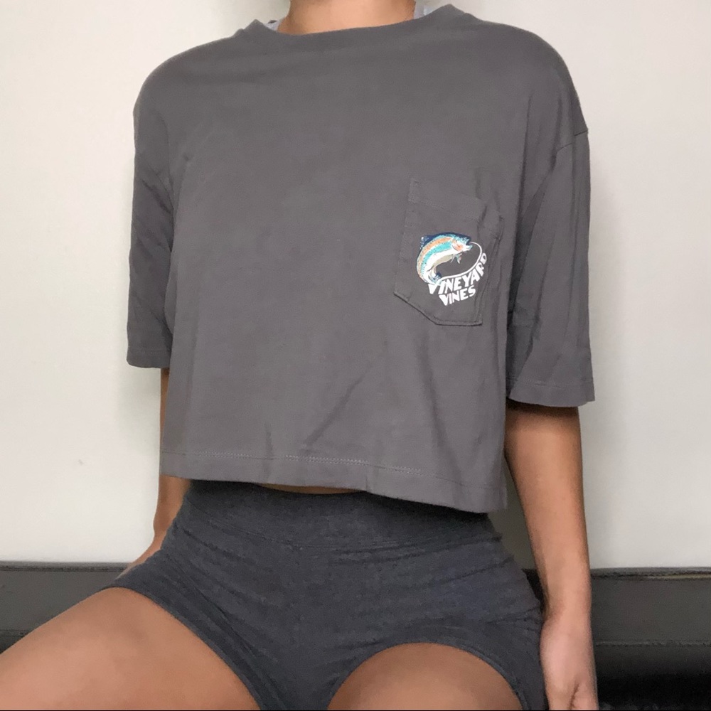 Vineyard Vines Cropped T-shirt